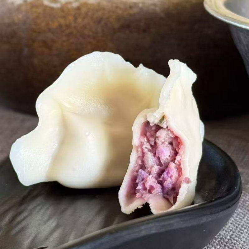 福建·漳州斑斓紫山药水饺 500克/包
