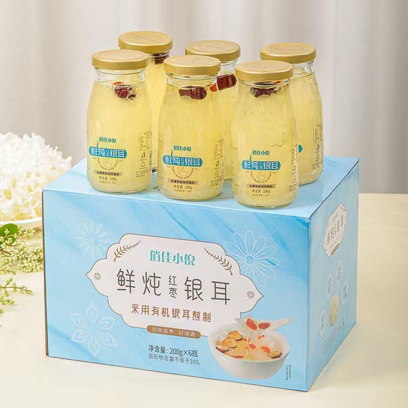 俏佳小倪 鲜炖红枣银耳 200gX6瓶
